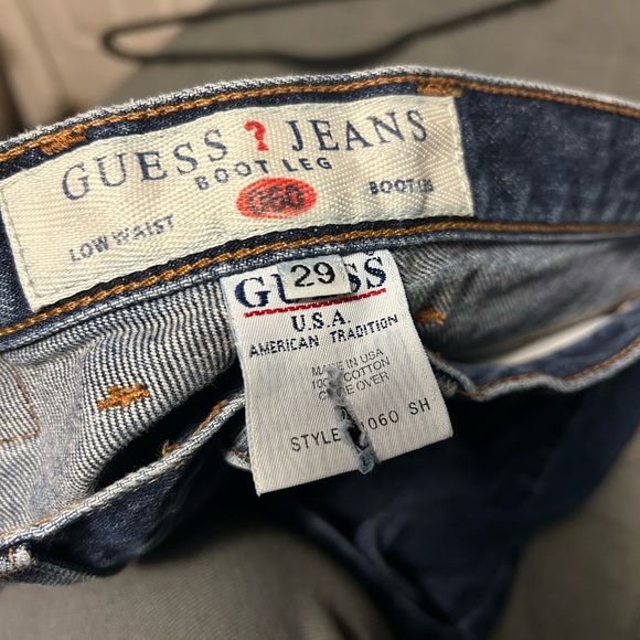 Vintage Guess Low Waist Boot Leg Jeans - Picture 4 of 4